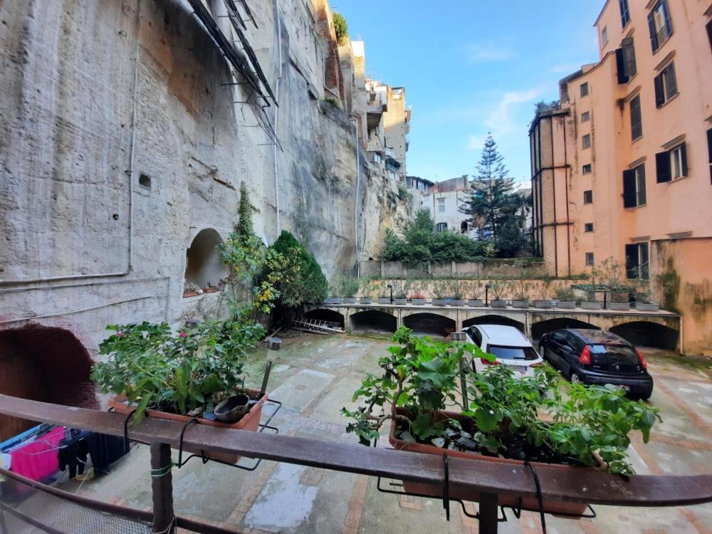 Apartament La Casa Nella Roccia Neapol Zewnętrze zdjęcie